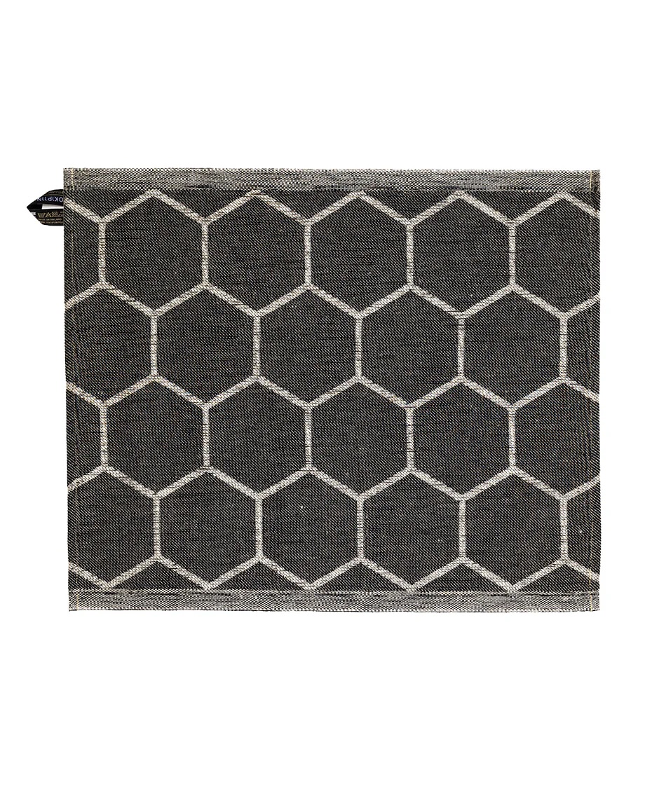 Jokipiin Laatta Sauna Sitzunterlage 45 x 55 cm Sauna Seat Cover black / natural