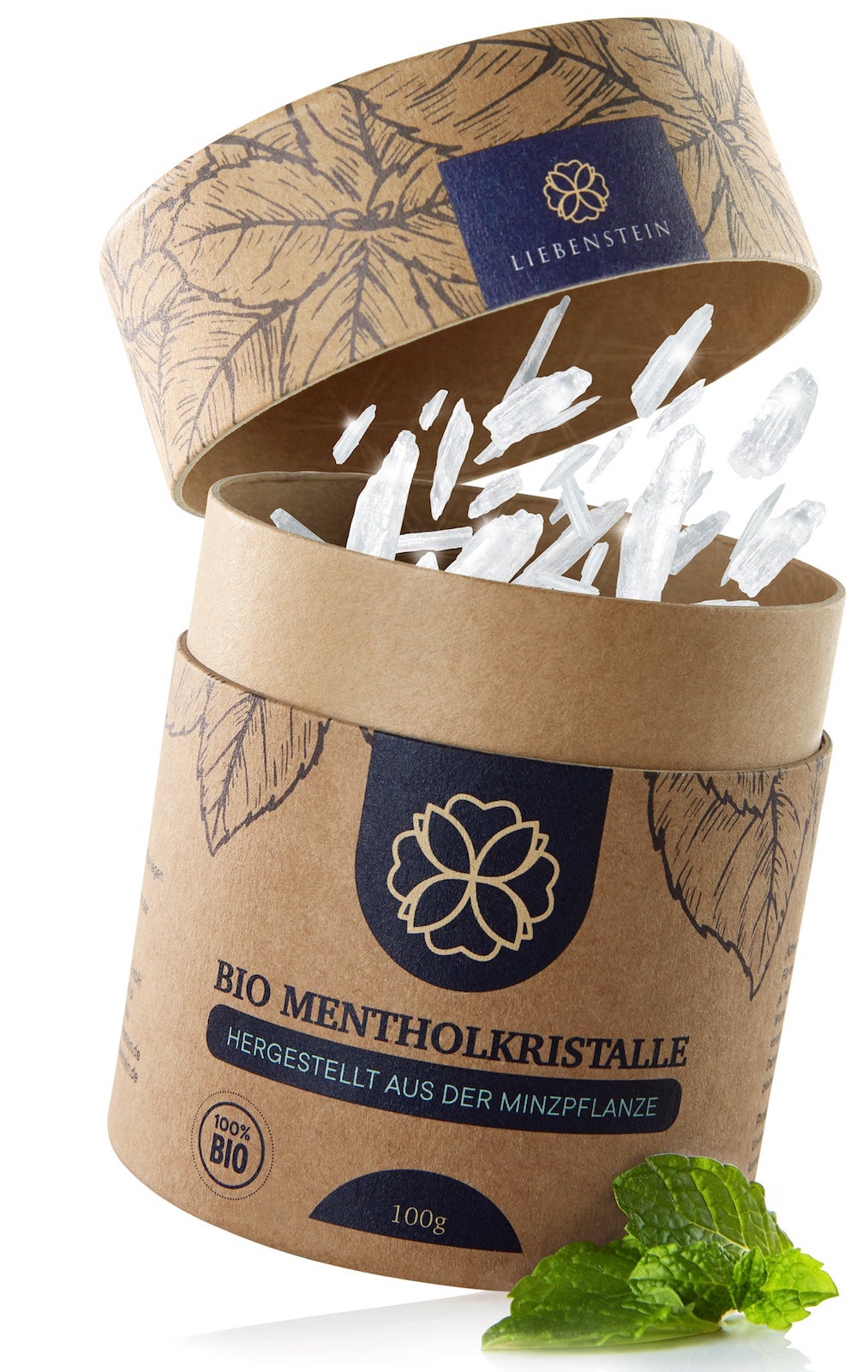 Liebenstein Mentholkristalle 100g Saunakristalle 100% reiner Minze erfrischend Liebenstein Mentholkristalle 100g Saunakristalle 100% reiner Minze erfrischend