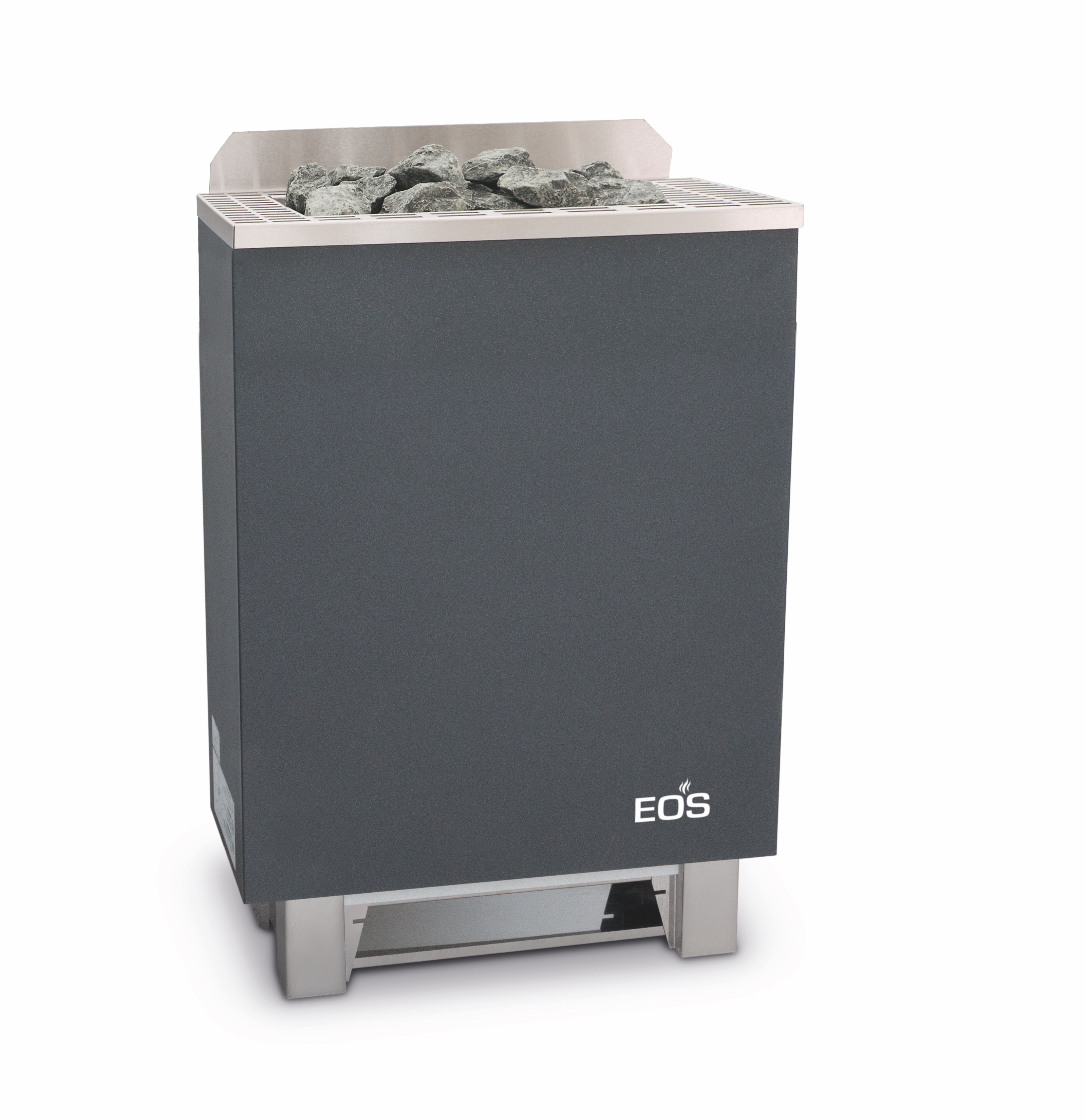 Eos Gracil 6 kW finnischer Saunaofen Elektrischer Standofen Anthrazit-Perleffekt