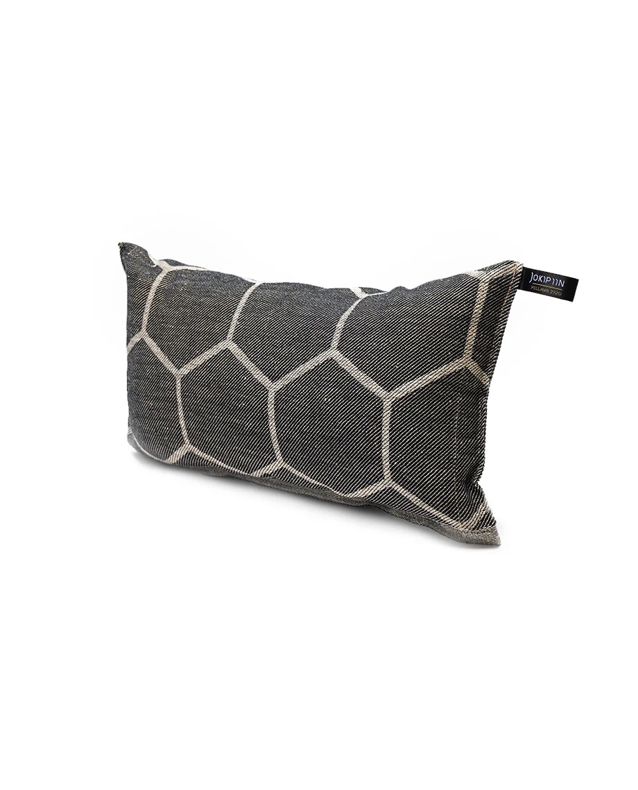 Jokipiin Laatta Pillow Saunakissen 22 x 40 cm finnisches Sauna Kissen black/natural