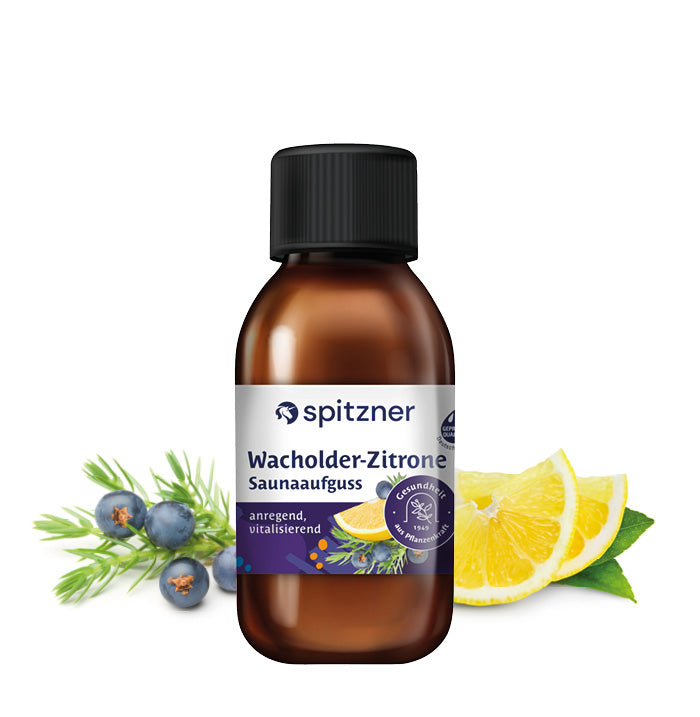Spitzner Saunaaufguss Wacholder-Zitrone 125 ml Wellness Sauna Aufguss Wellnessaufguss