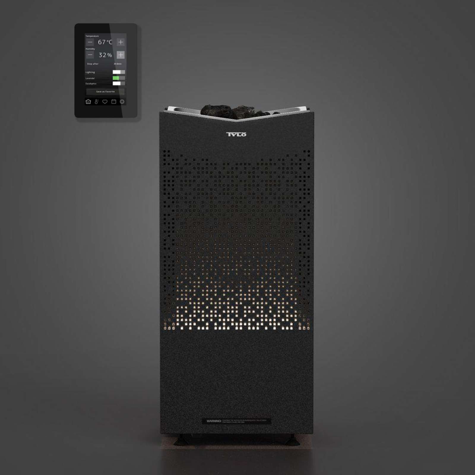 Tylö Crown Combi Elite 6 Premium Saunaofen mit Verdampfer 6,6 kW inkl. WiFi Steuerung Tylö Crown Combi Elite 6 Premium Saunaofen mit Verdampfer 6,6 kW inkl. WiFi Steuerung