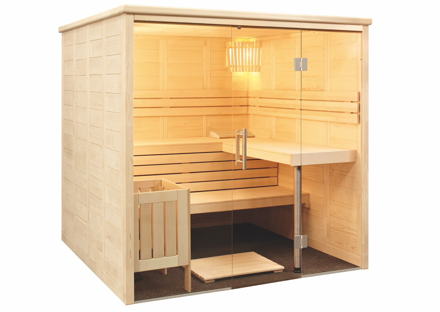 Harvia Alaska View Massivsauna aus Fichte Saunakabine ca. 208x206x204 cm Harvia Alaska View Massivsauna aus Fichte Saunakabine ca. 208x206x204 cm