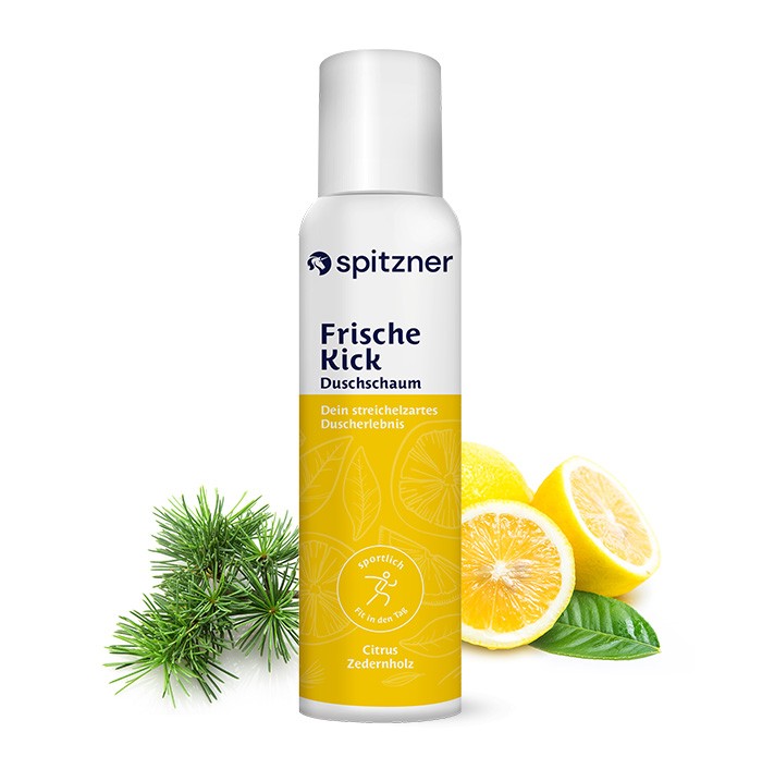 Spitzner Duschschaum Set FrischeKick 3x 150 ml Wellness-Dusche sanft hautverträglich und 100% vegan 3er Set