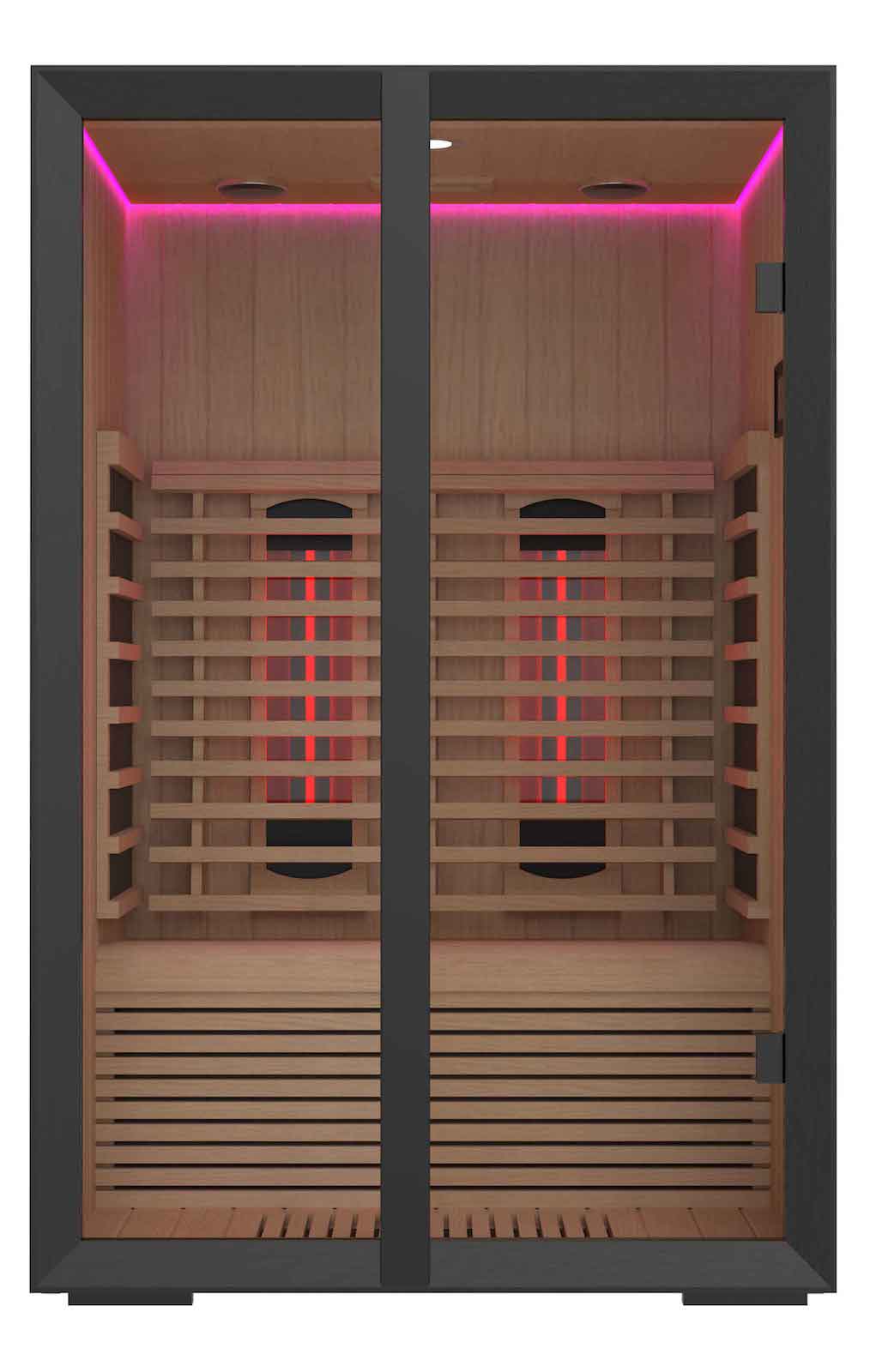 Harvia Onni Infra Small Element Infrarotkabine aus Abachi Infrarotsauna 130x104x200 cm