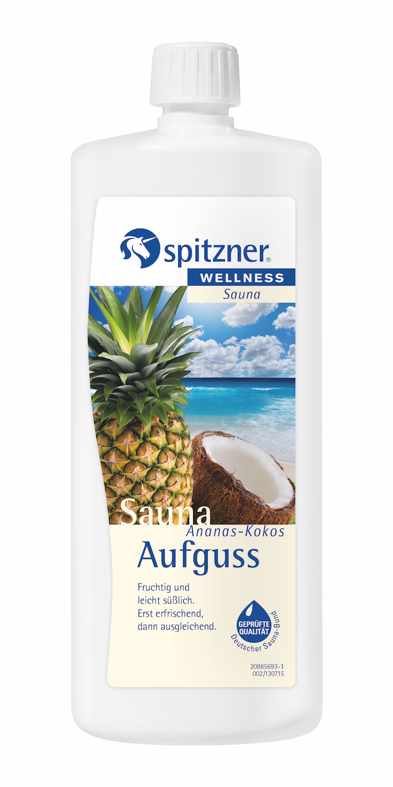 Spitzner Saunaaufguss Ananas-Kokos 1 Liter 8850067