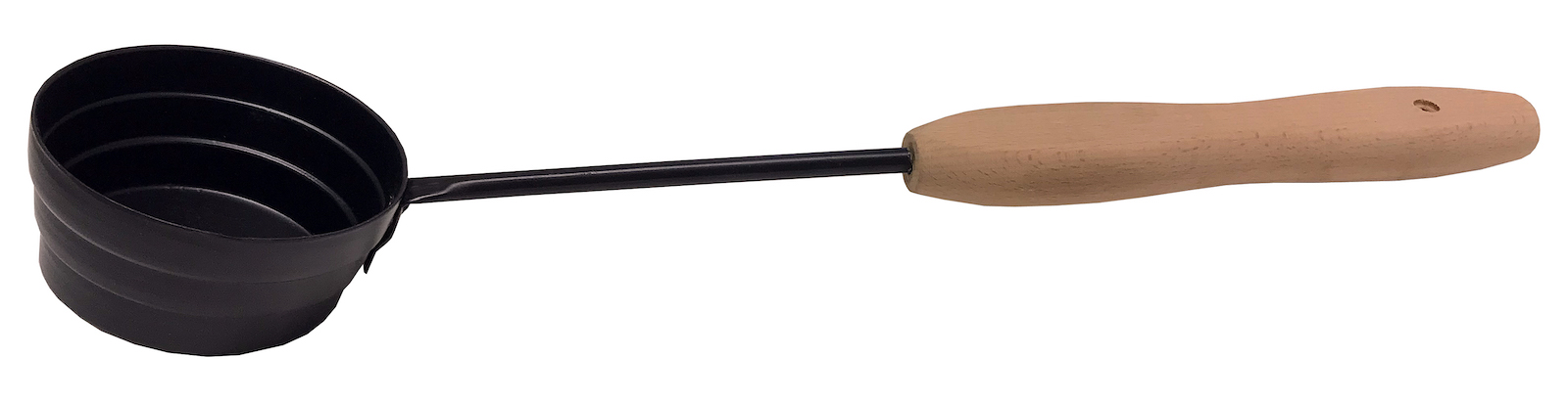 Nikkarien Sauna Aufgusskelle Pyörre 50 cm Aluminium schwarz 689