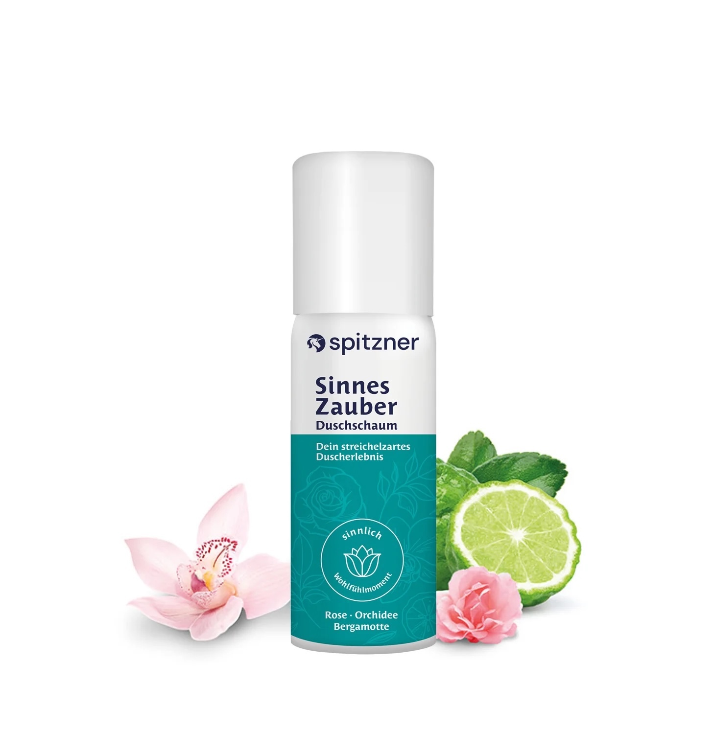 Spitzner Duschschaum Sinnes Zauber 50 ml Sinnliche Wellness-Dusche sanft und 100% vegan