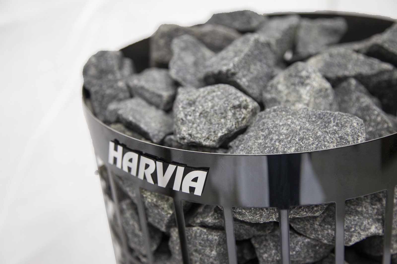 Harvia Cilindro Black Steel PC110E 10,8 kW Saunaofen finnischer Saunaofen schwarz