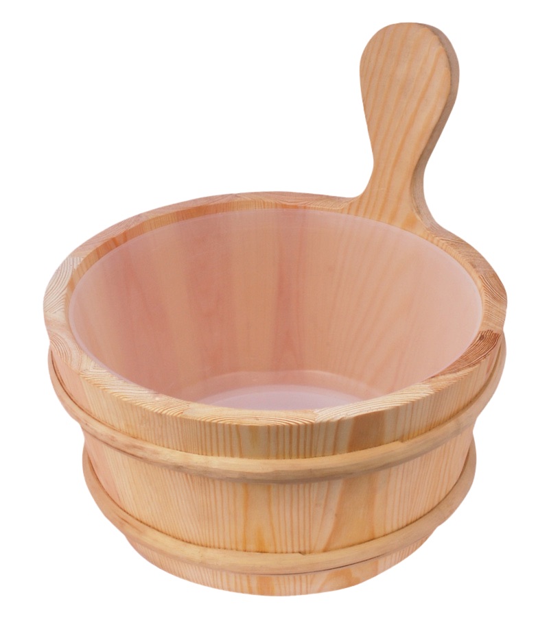 Harvia Holzeimer Basic 4 Liter Saunakübel Aufgusseimer Sauna Eimer