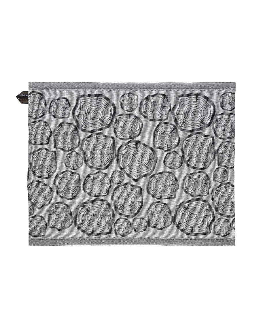 Jokipiin Mänty Sauna Sitzunterlage 45 x 55 cm Sauna Seat Cover white/black