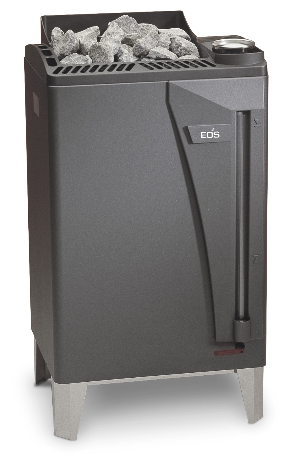Eos Bi O Max 15 kW Saunaofen mit Verdampfer Standofen Verdampferofen Anthrazit Eos Bi O Max 15 kW Saunaofen mit Verdampfer Standofen Verdampferofen Anthrazit