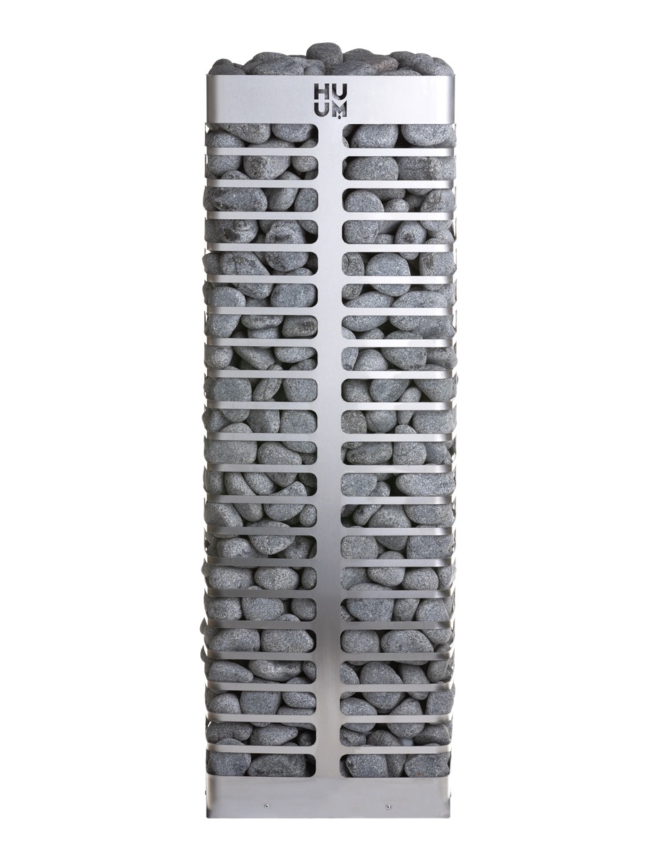 HUUM STEEL 9 Saunaofen 9 kW finnischer Saunaofen Elektrischer Design Standofen HUUM STEEL 9 Saunaofen 9 kW finnischer Saunaofen Elektrischer Design Standofen