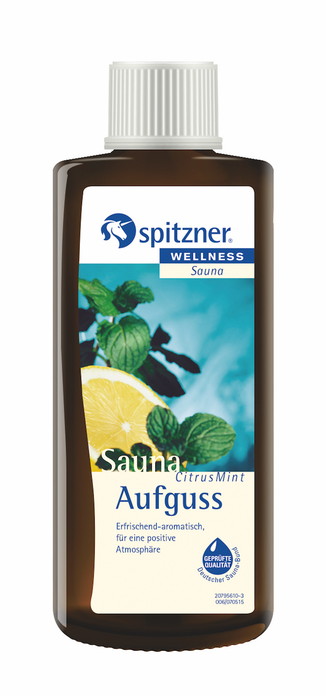 Spitzner Saunaaufguss Citrus Mint 190 ml Sauna Aufguss