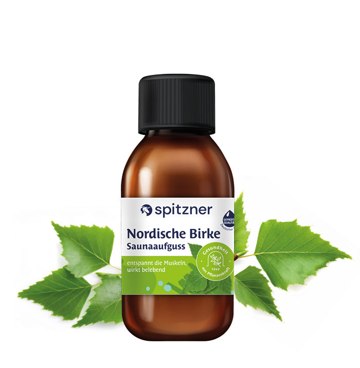 Spitzner Saunaaufguss Nordische Birke 125 ml Hydro Sauna Aufguss Gesundheitsaufguss