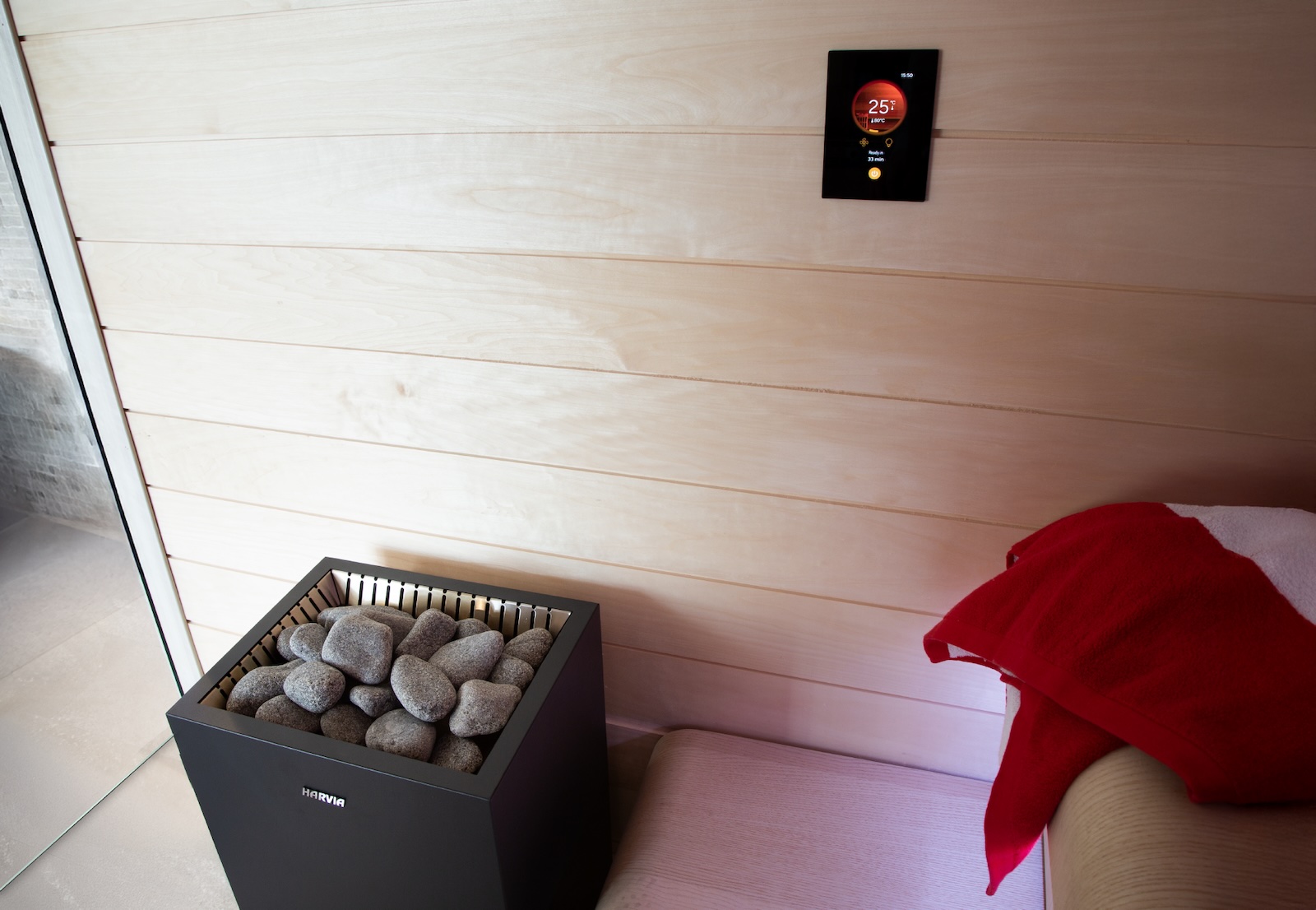 Harvia Virta Wall 9 kW Saunaofen finnischer Saunaofen Premium Elektrosaunaofen