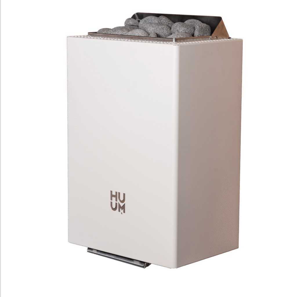 HUUM Core Wall Mini 3 White Saunaofen 3 kW finnischer Saunaofen Design Wandofen
