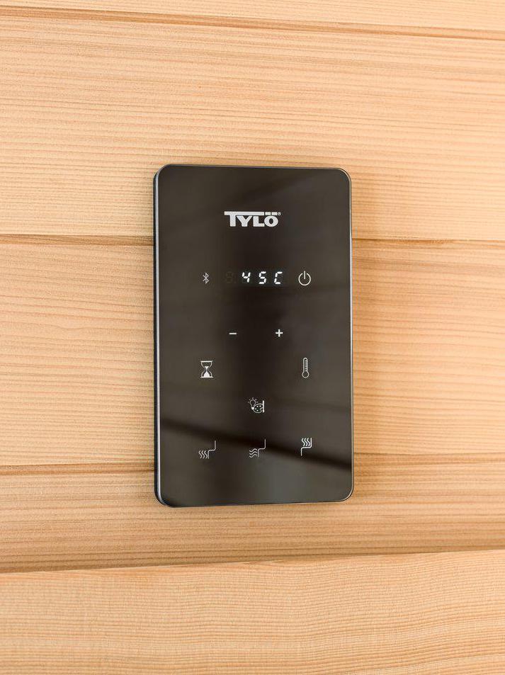 Tylö Infrarotkabine Tylösand T825H Schwarz IR-Wärmekabine mit WLAN Steuerung