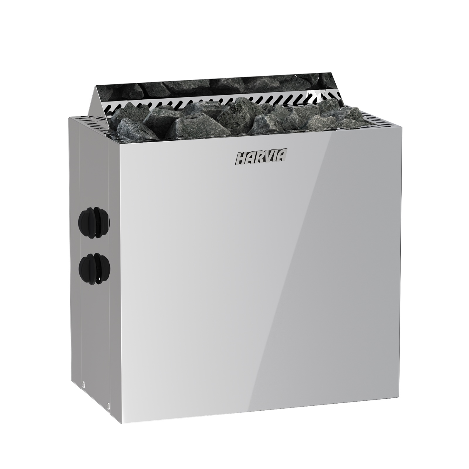 Harvia Qubic BQ80 8 kW Steel finnischer Saunaofen mit integrierte Steuerung