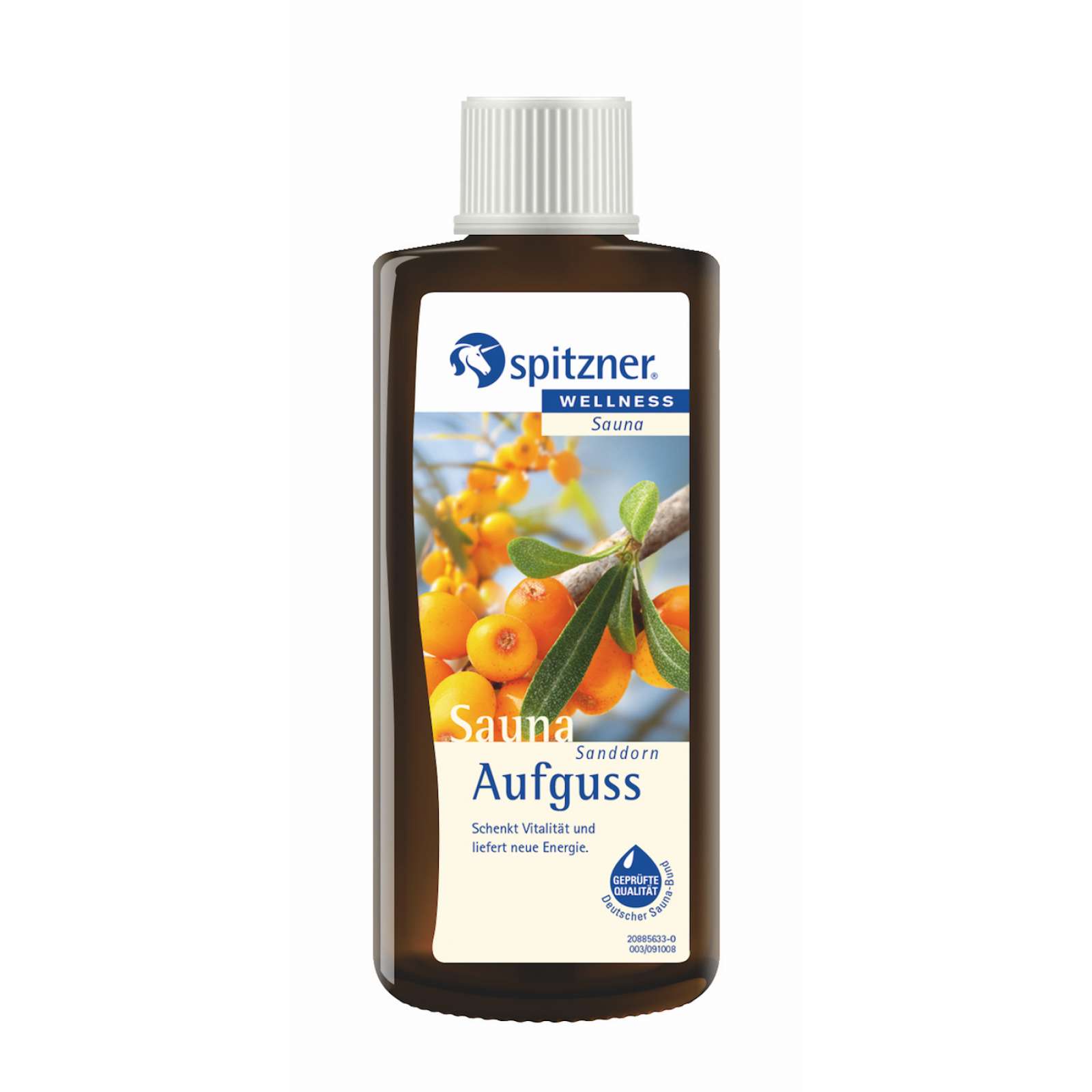 Spitzner Saunaaufguss Set Klar & Frisch 3x 190 ml Sanddorn, Eisminze, Melisse-Honig