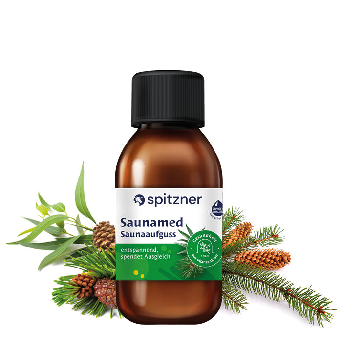 Spitzner Saunaaufguss Saunamed 125 ml Hydro Sauna Aufguss Gesundheitsaufguss