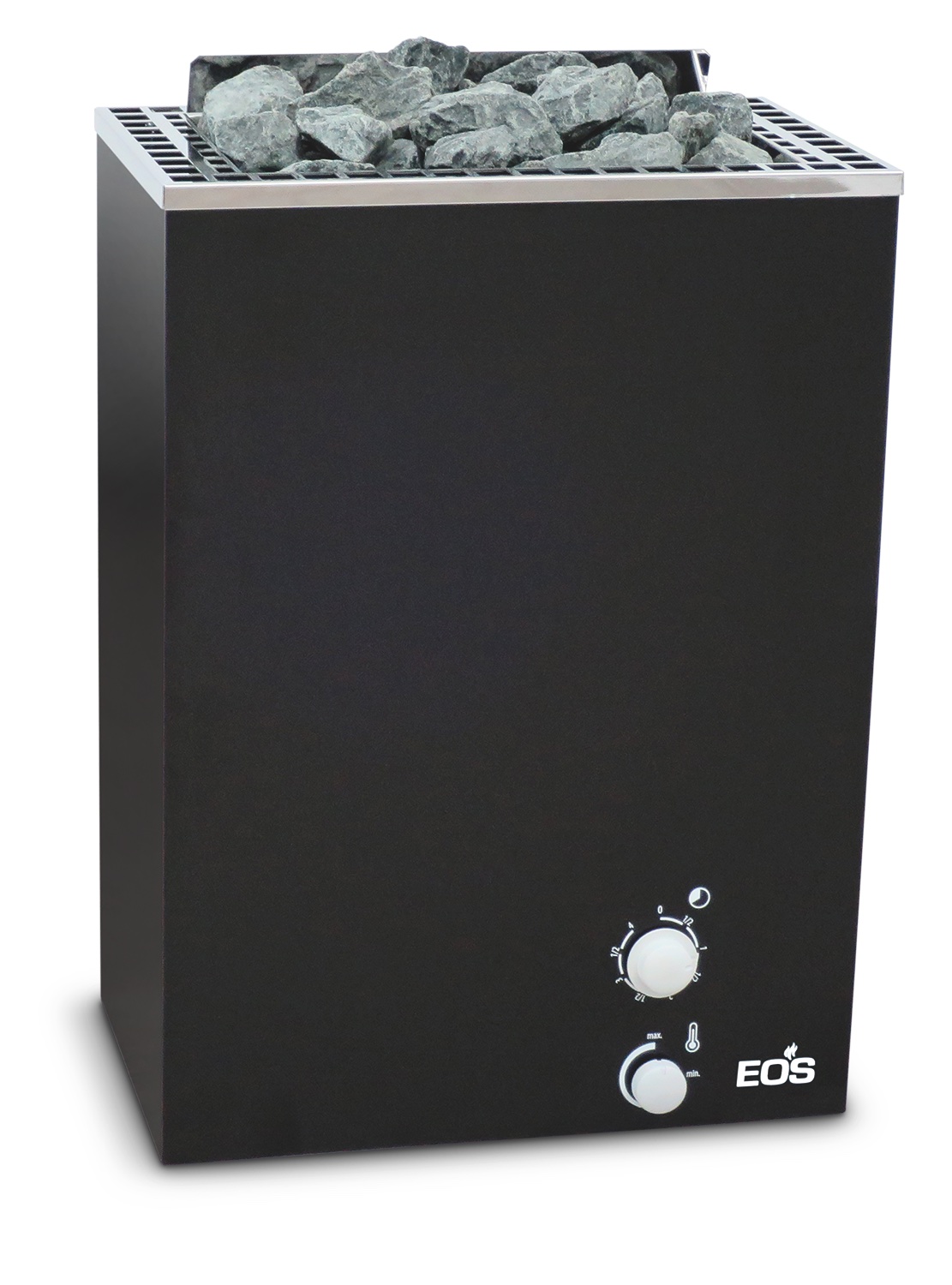 Eos Moment W Control 9 KW finnischer Saunaofen mit eingebauter Steuerung schwarz