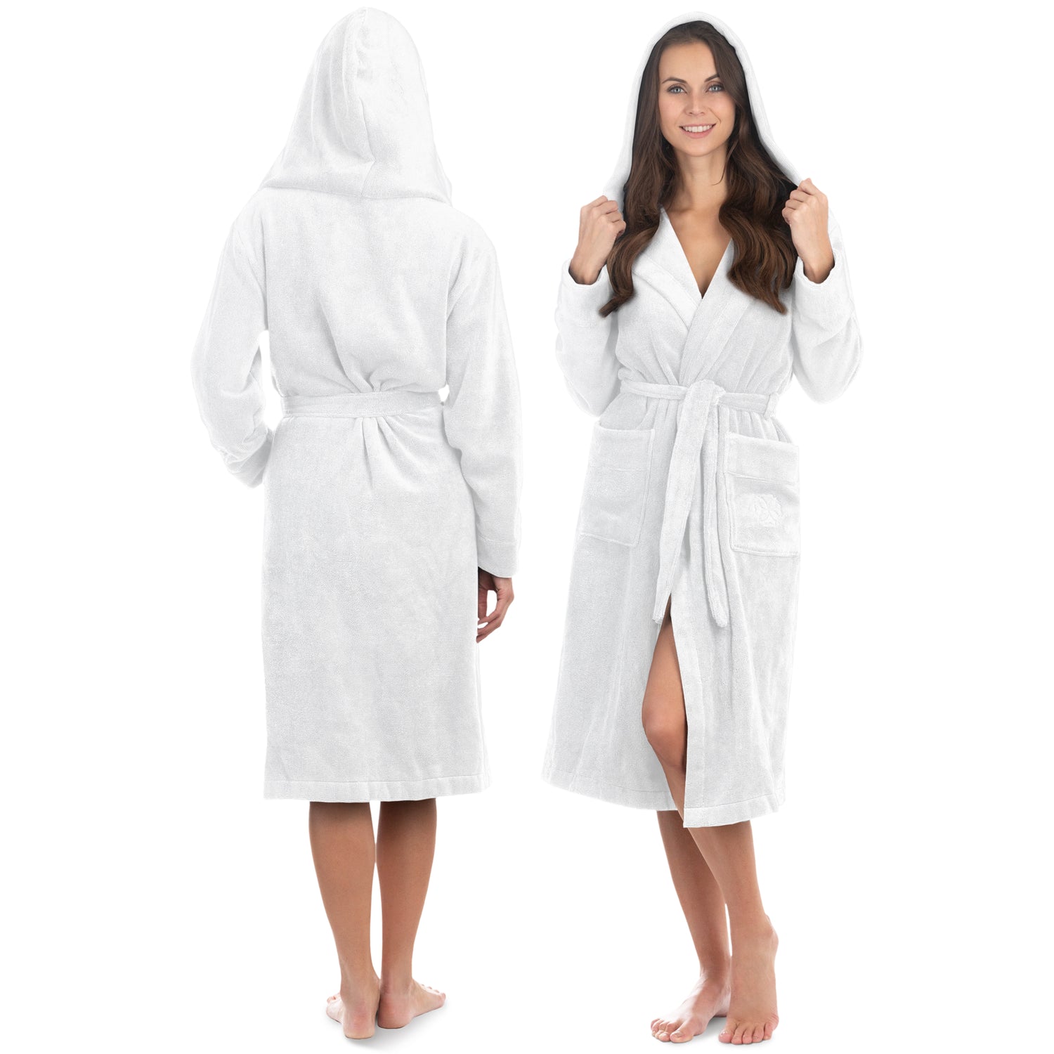 Liebenstein Bademantel Damen Größe L Premium Bademantel aus Baumwolle Weiß Liebenstein Bademantel Damen Größe L Premium Bademantel aus Baumwolle Weiß