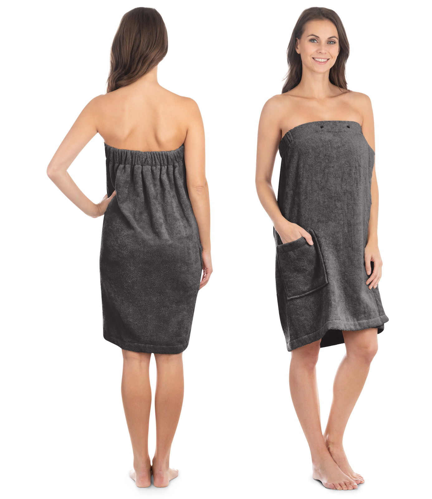 Liebenstein Saunakilt Damen Kilt Größe L / XL Premium Damenkilt aus Baumwolle Anthrazit Liebenstein Saunakilt Damen Kilt Größe L / XL Premium Damenkilt aus Baumwolle Anthrazit