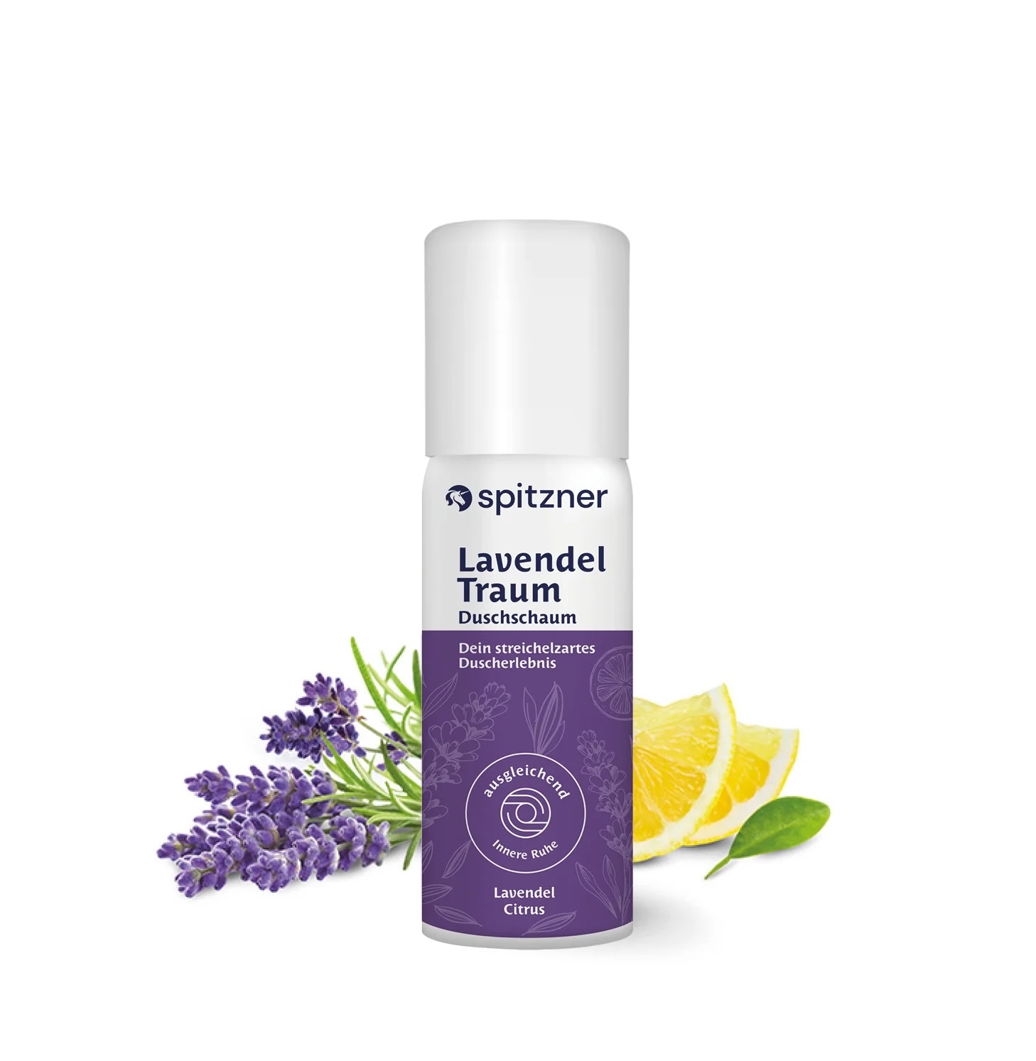Spitzner Duschschaum Lavendel 50 ml Ausgleichende Wellness-Dusche sanft hautverträglich und 100% vegan