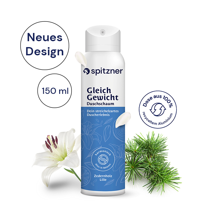 Spitzner Duschschaum GleichGewicht 150 ml Harmonisierende Wellness-Dusche 100% vegan