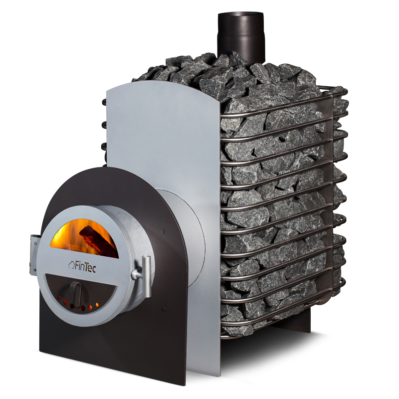 FinTec LORA Loko MH Holzofen mit Außenbefeuerung 14,6 kW Saunaofen Holzbefeuert FinTec LORA Loko MH Holzofen mit Außenbefeuerung 14,6 kW Saunaofen Holzbefeuert
